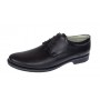 Pantofi barbati, model casual din piele naturala, negru box  859N